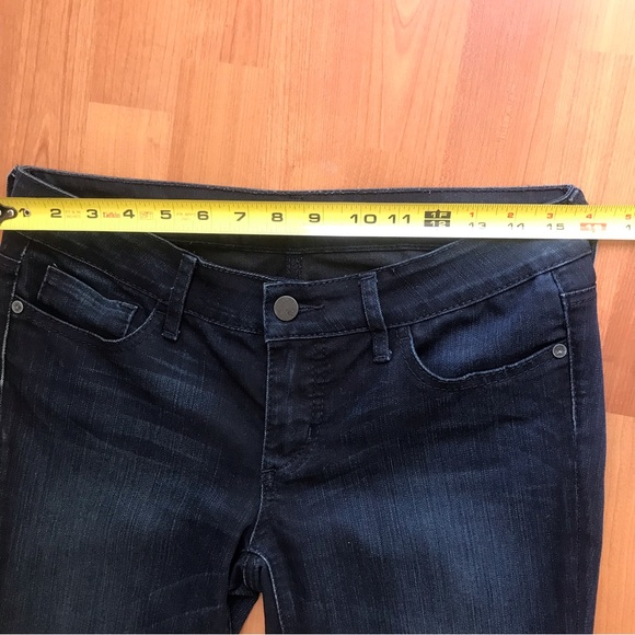 SERFONTAINE | The Euphoria Blue Denim Skinny Jeans With Dark Wash Size 27 - Picture 12 of 14